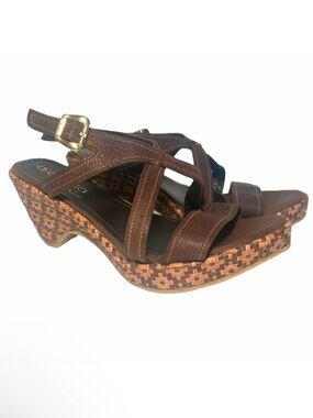 ANTHROPOLOGIE Dionella Platform Wedge Sandals